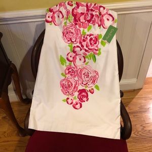 Lilly Pulitzer Strapless Floral Dress